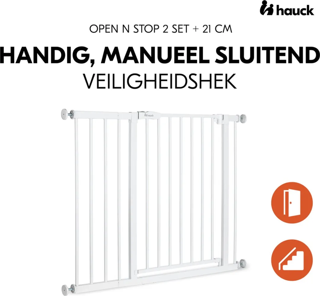 Hauck Open N Stop 2 Traphekje 96-101cm - Wit
