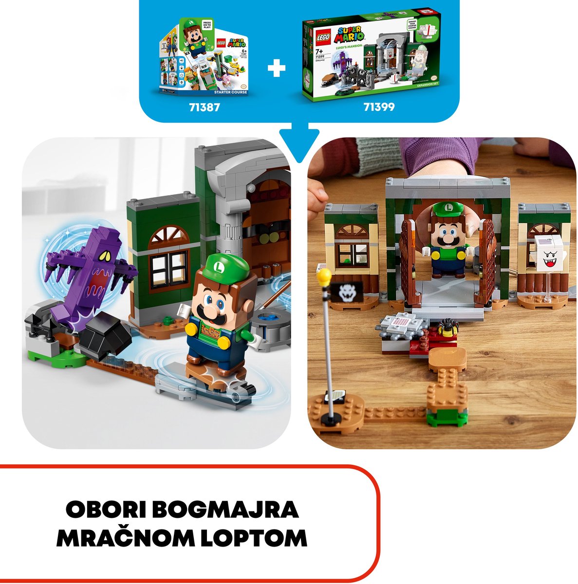 LEGO Super Mario Uitbreidingsset Luigi's Mansion-hal - 71399