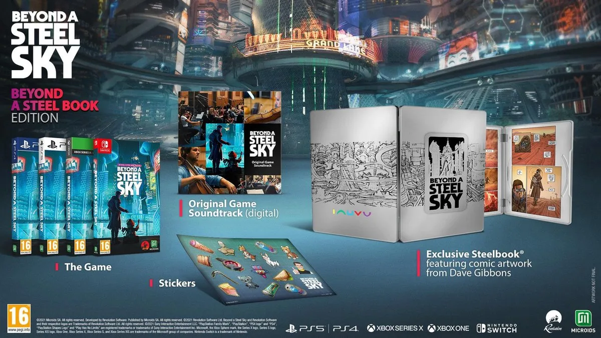 Mindscape Beyond a Steel Sky Steelbook Editie - PS5