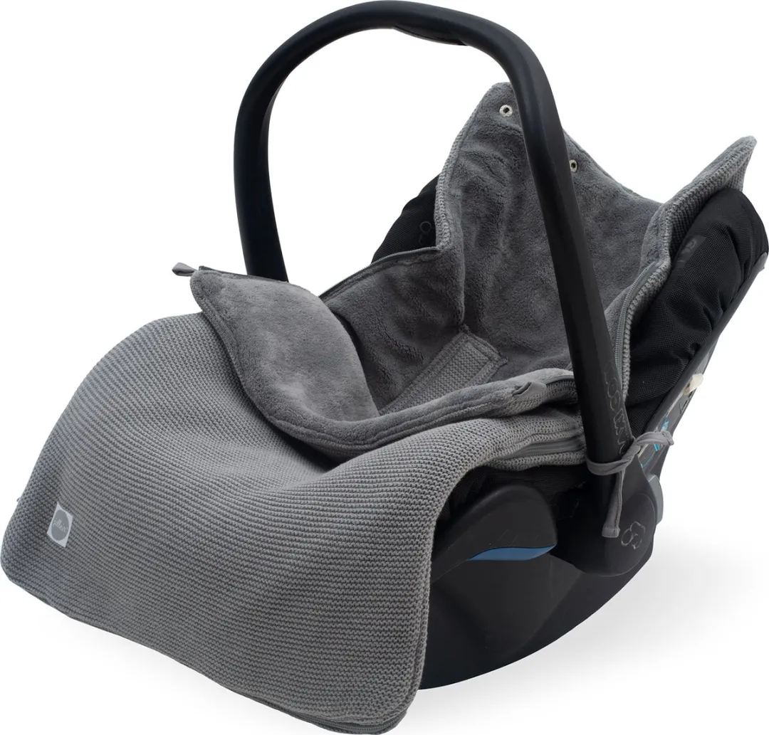 Jollein Voetenzak Autostoel Kinderwagen Stone Grey