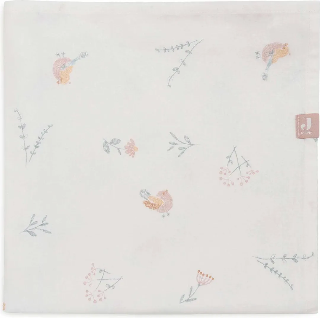 Jollein Baby Laken Wieg 75x100cm Lovely Birds