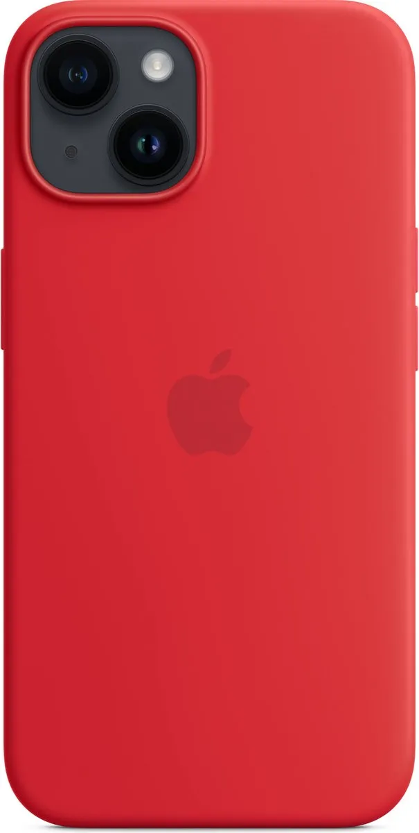 Apple Siliconenhoesje MW5U3ZM/A iPhone 14 - MagSafe - Rood