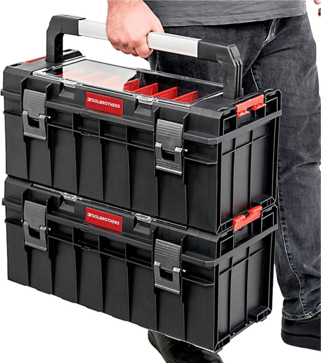 Toolbrothers RHINO 4260717840034 Gereedschapskoffer 22L - Rood/Zwart