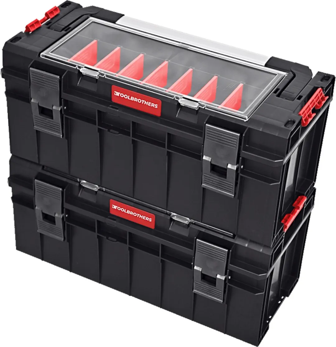Toolbrothers RHINO 4260717840034 Gereedschapskoffer 22L - Rood/Zwart