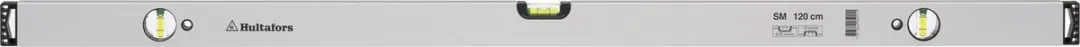 Hultafors Waterpas SM 120 Aluminium 1200mm - Met lamp - afbeelding 2 van 6