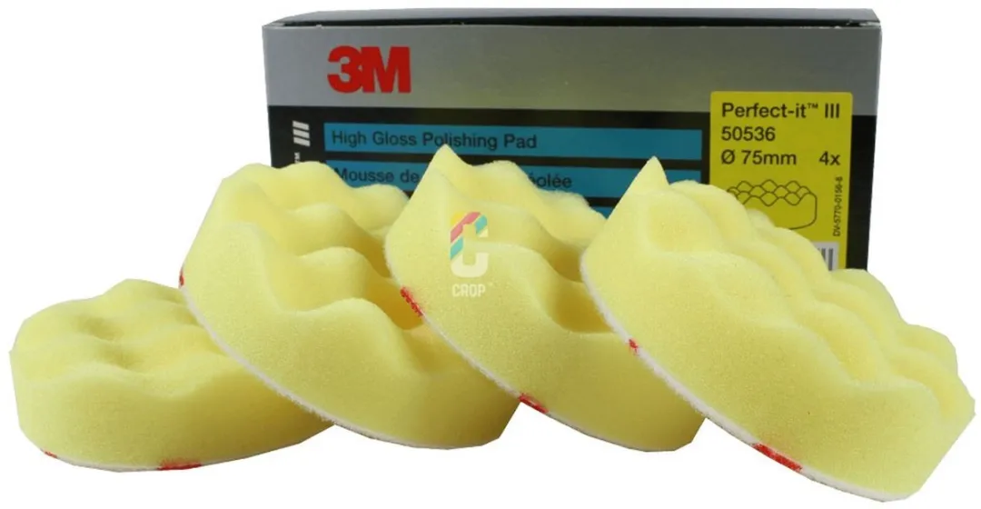 3M Perfect-It III Polijstschijf 75mm Geel