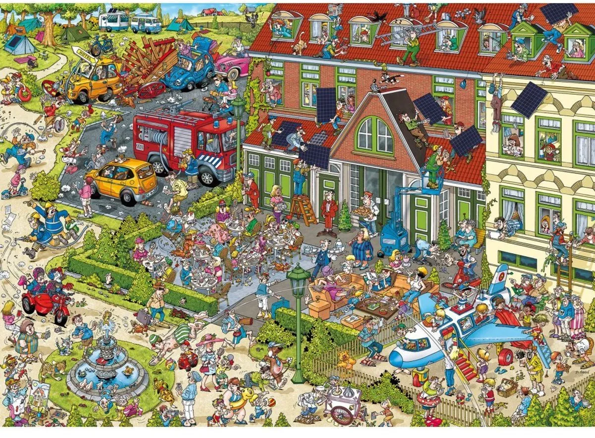 Ravensburger Ray's Comic Series Holiday Resort 2 Legpuzzel 1000 Stuks - Meerkleurig - afbeelding 6 van 6