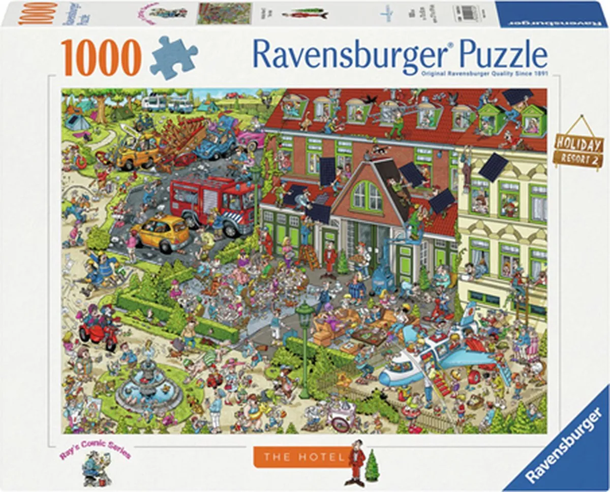 Ravensburger Ray's Comic Series Holiday Resort 2 - The Hotel - Legpuzzel - 1000 stukjes