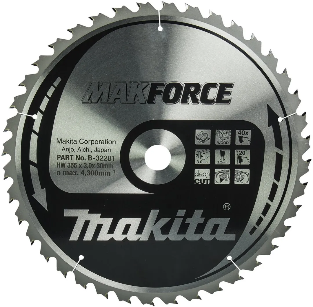 Makita Makforce Cirkelzaagblad B-32281