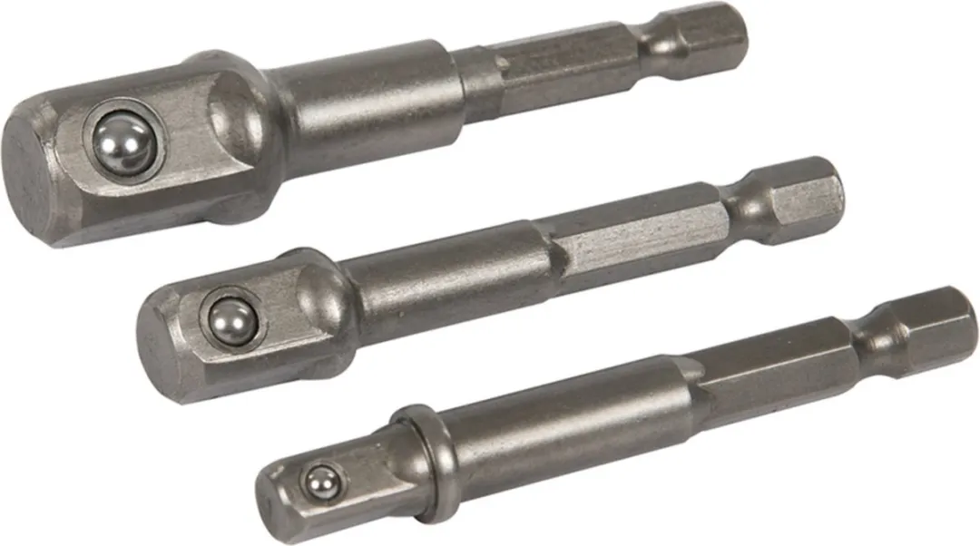 Silverline Doppenset 3-delig 1/4 3/8 1/2 - Chroom Vanadium Staal