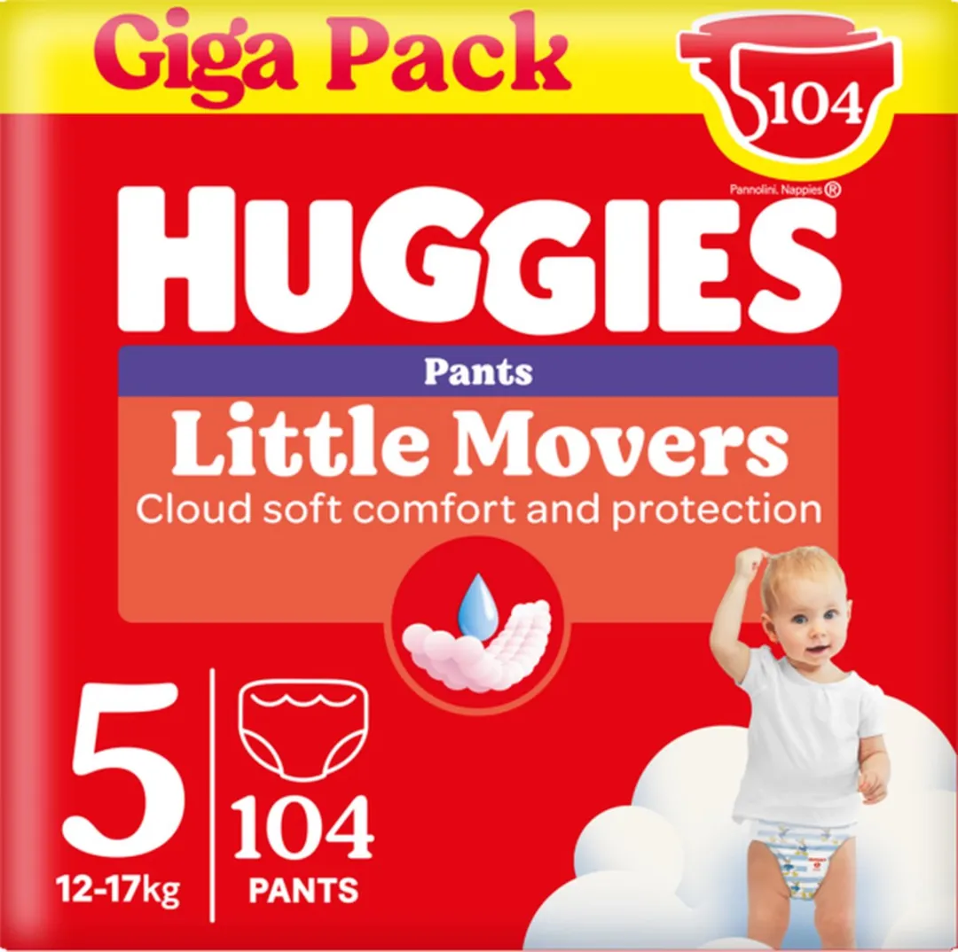Huggies Little Movers Maat 5 Luierbroekjes - 104 Stuks - Disney Designs