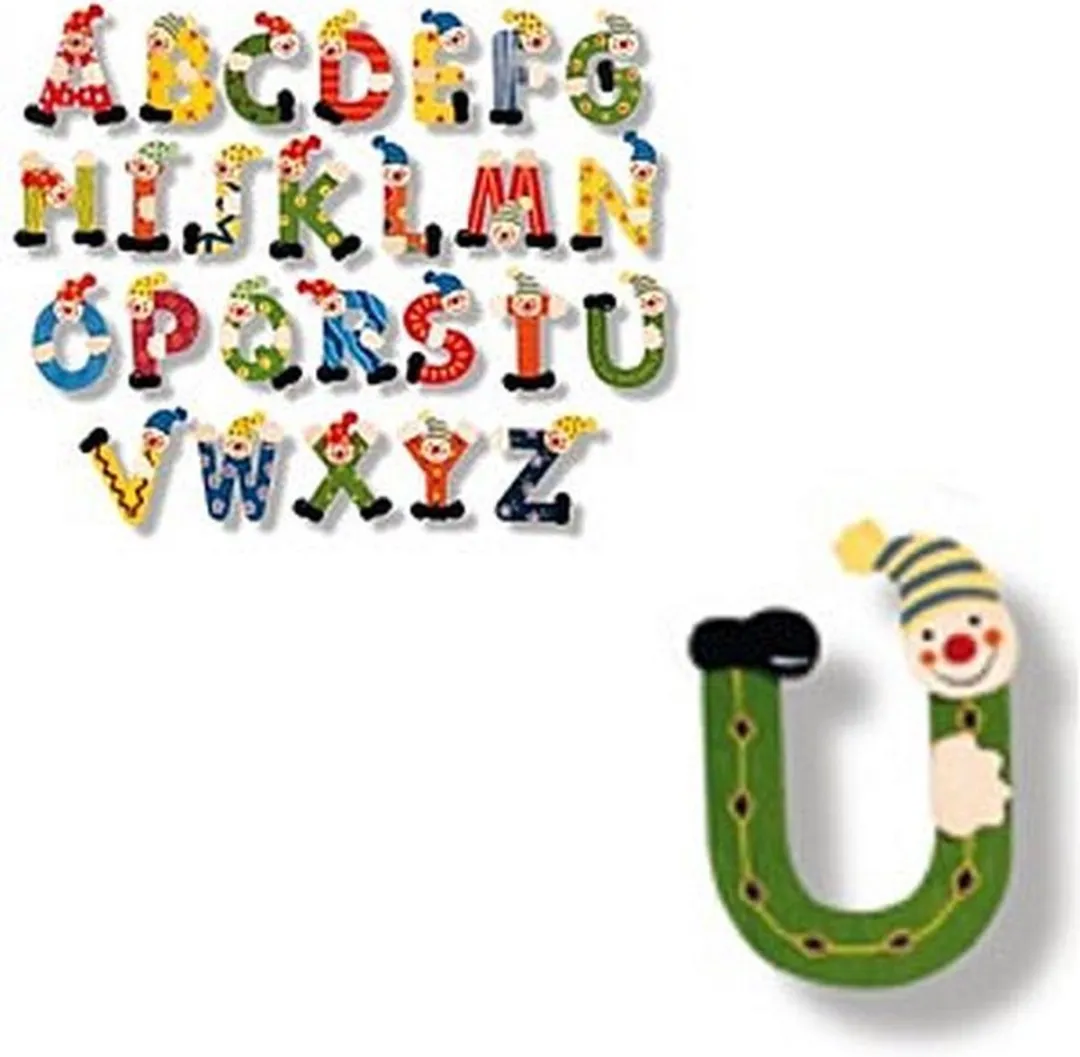 Simply For Kids Houten Naamletter Clown U