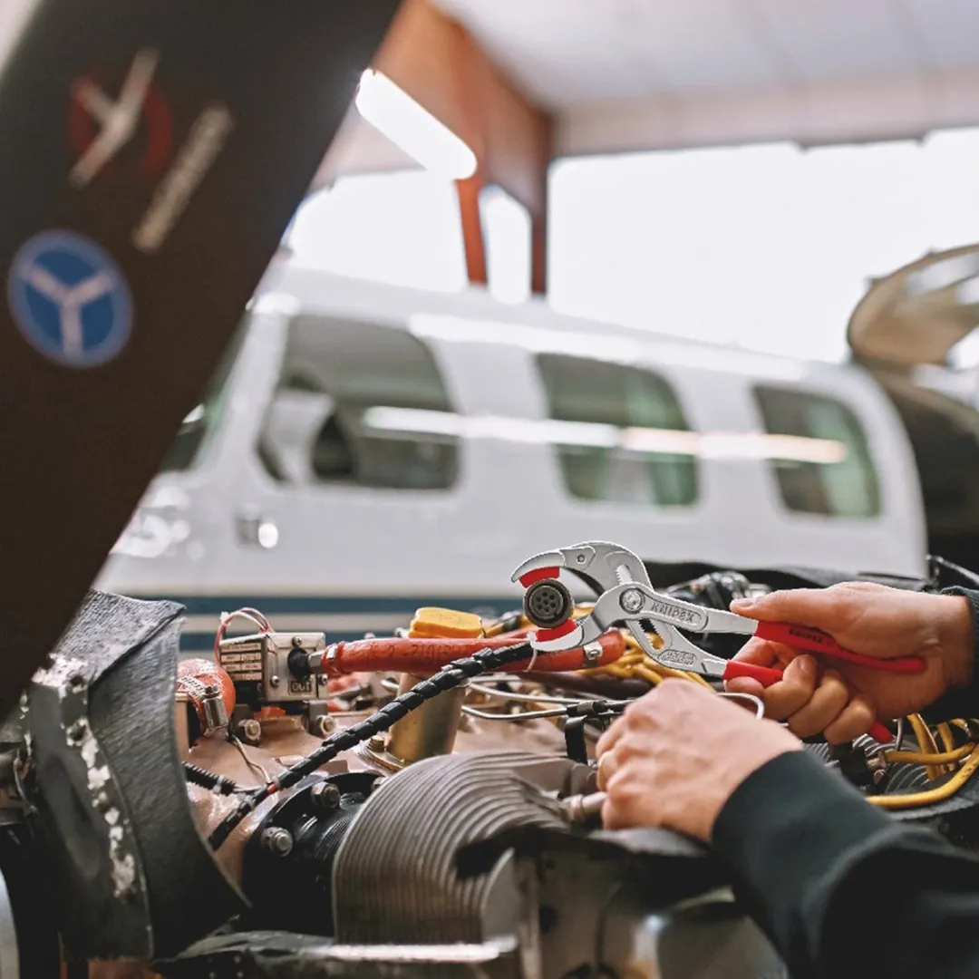 Knipex Sifon- en Connectorentang verchroomd 250 mm (Sani-grijptang)