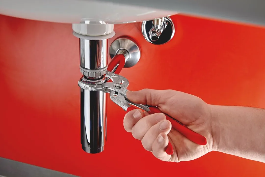 Knipex Sifon- en Connectorentang verchroomd 250 mm (Sani-grijptang)