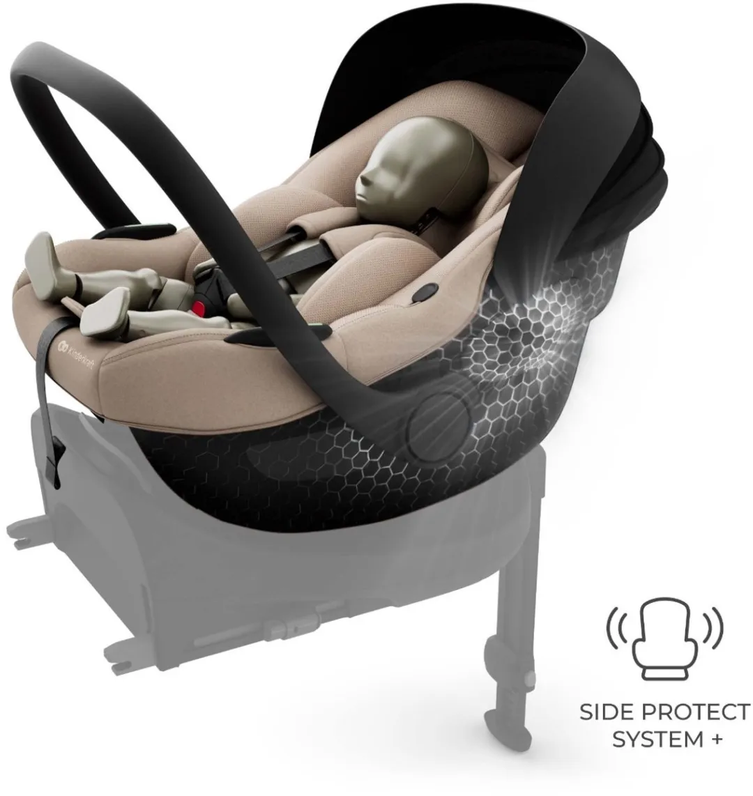 KinderKraft I-LITE Autostoel 40-87cm - Isofix - Groep 0+ - Beige