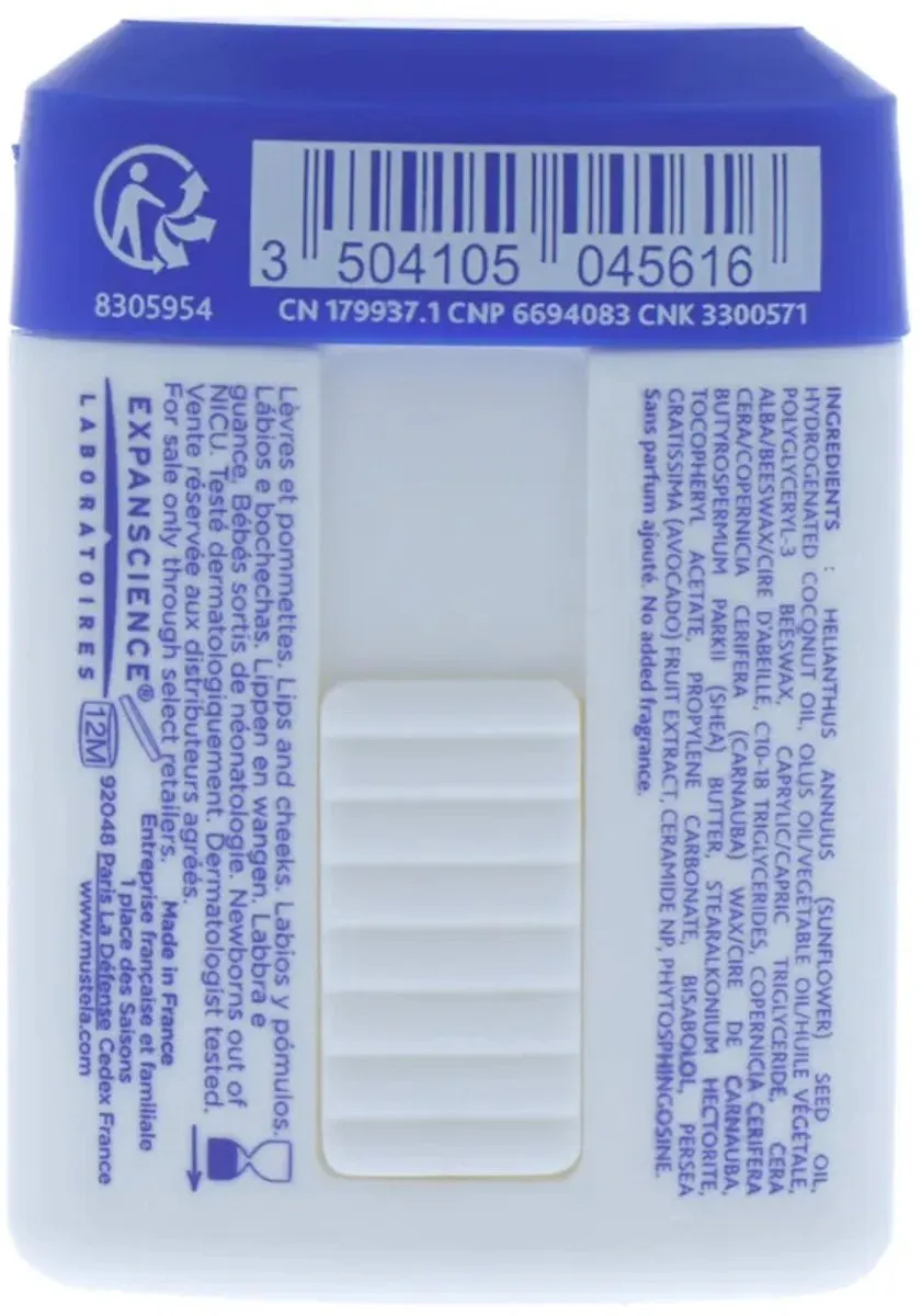 Mustela Cold Cream Voedende Stick 9,2g
