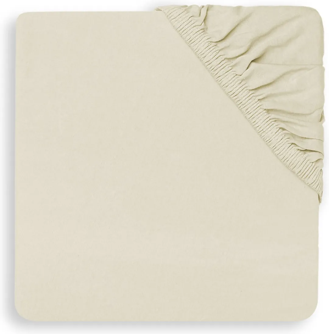 Jollein Jersey Hoeslaken Wieg Ivory 60x120cm