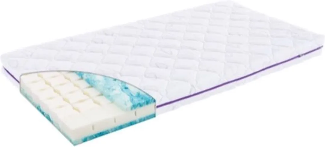Traumaland Ocean 70x140 Matras - Peuterbed - Wit/Paars