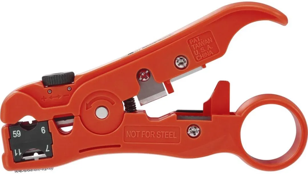 TOOLCRAFT TO-6609318 HSK-4132 Striptang - Coax/Ronde kabel