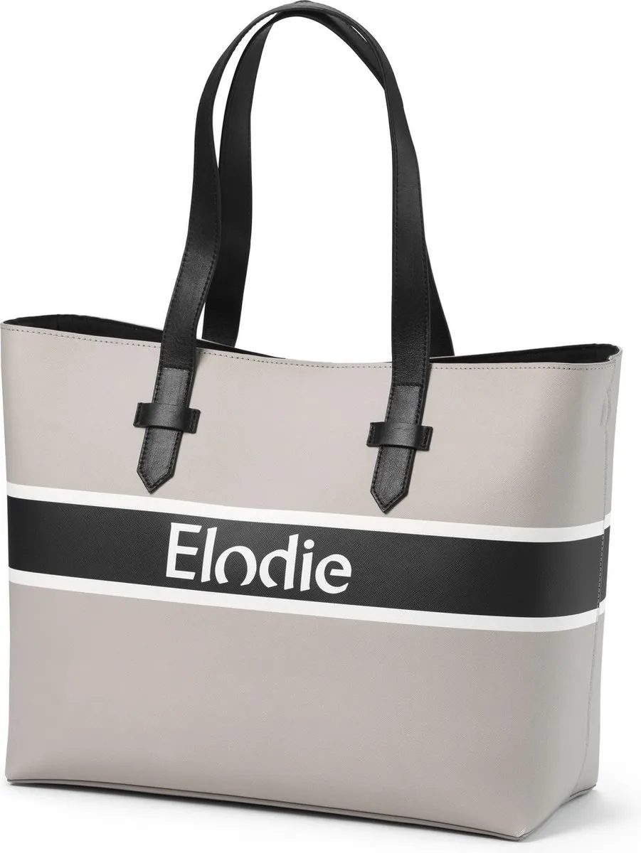 Elodie Saffiano Logo Tote