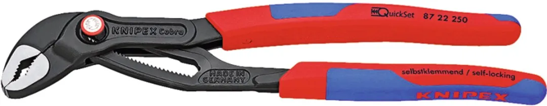 Knipex Waterpomptang Cobra QuickSet 250mm