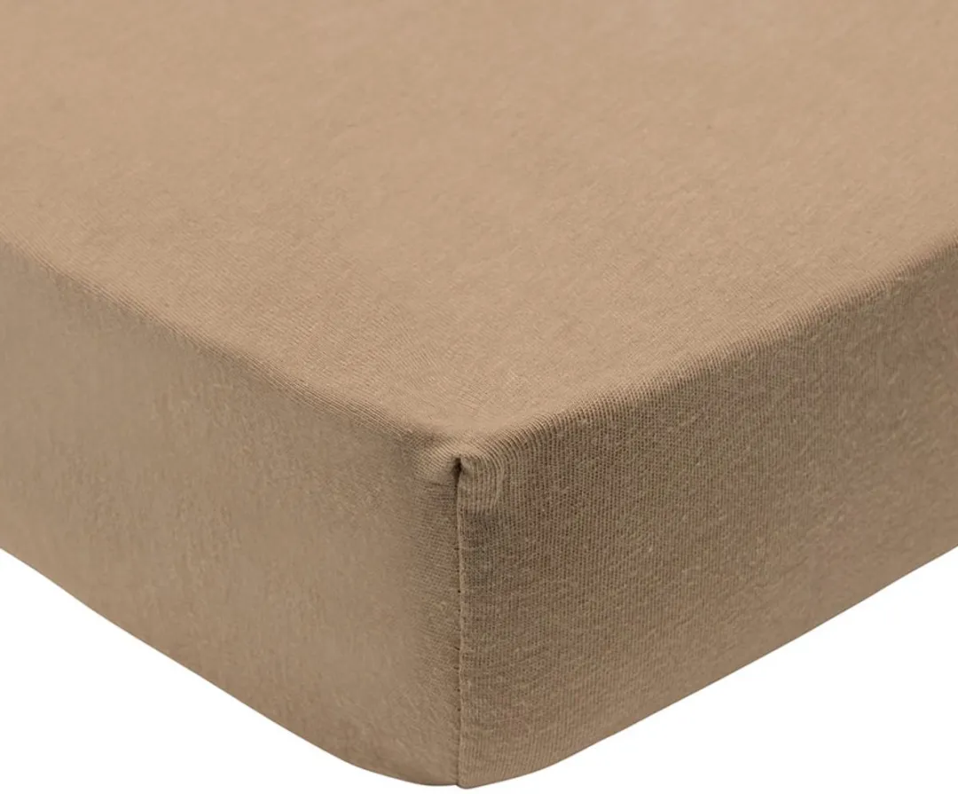 Jollein Baby Hoeslaken Wieg Jersey 40/50x80/90cm - 2 Stuks Wild Rose/Biscuit