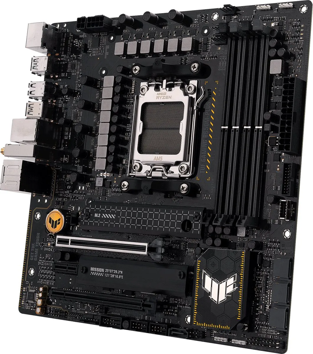 ASUS TUF GAMING B650M-PLUS WIFI Moederbord - AM5 - microATX