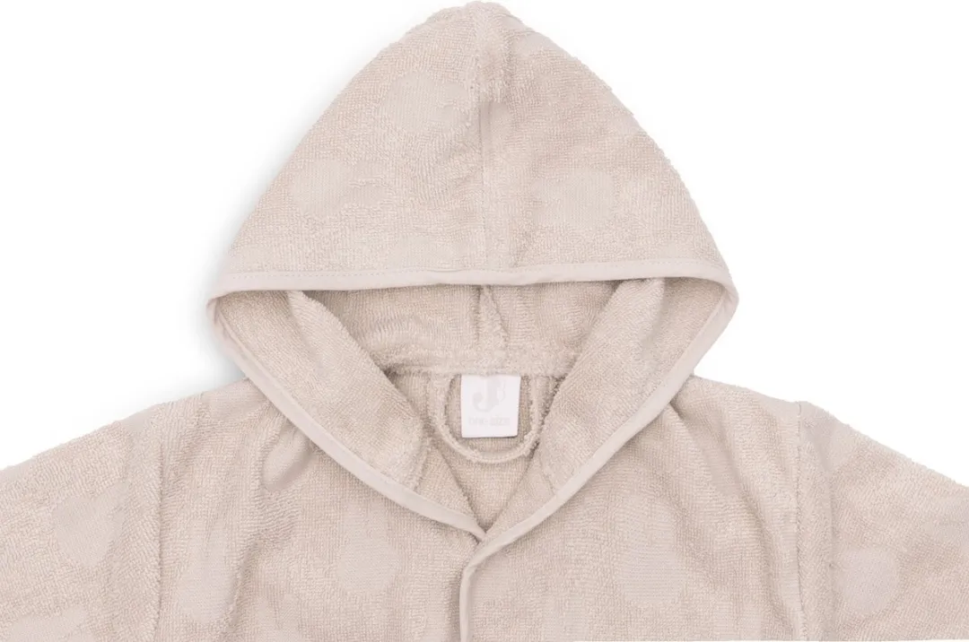 Jollein x Nijntje Badjas Badstof 3-4 Jaar - Miffy Jacquard - Nougat
