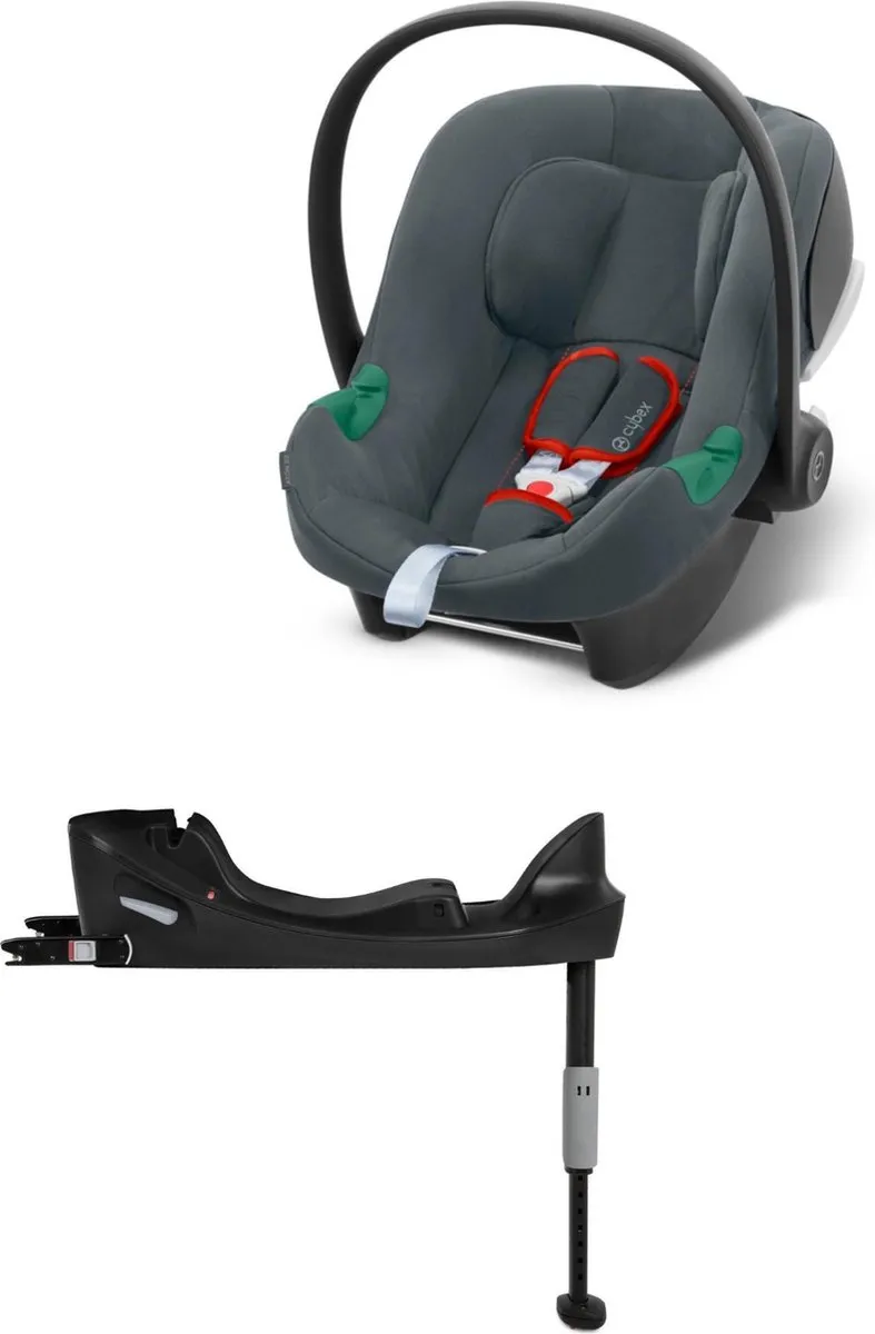 Cybex Aton B I Size Autostoel Groep 0 + Base One - Grijs