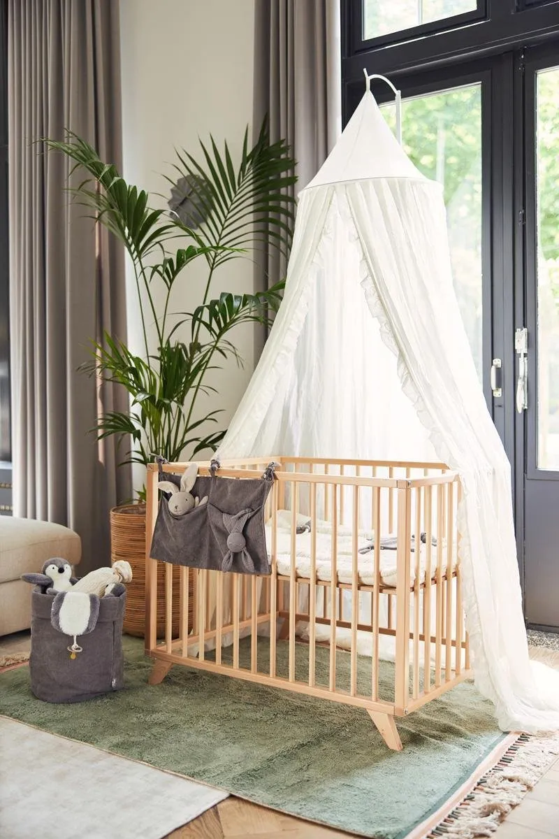 Jollein Baby Klamboe Vintage Ruffle - 245cm - Ivory