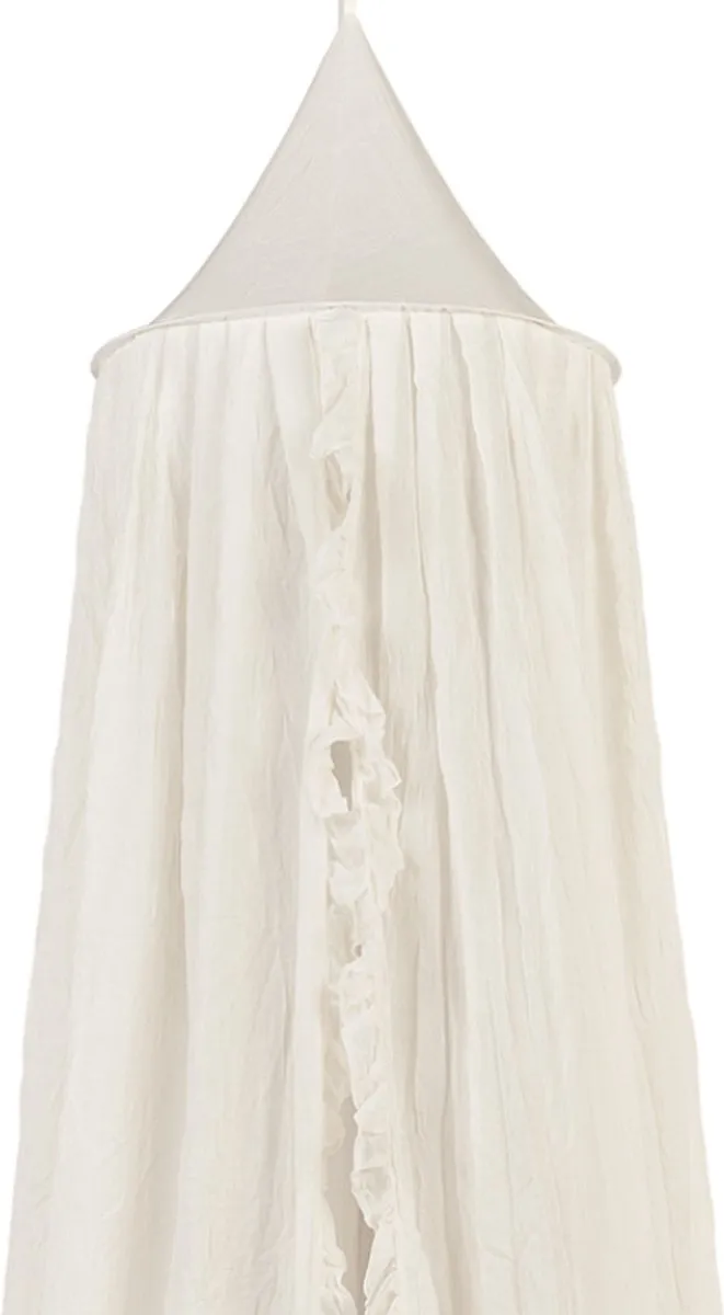 Jollein Baby Klamboe Vintage Ruffle - 245cm - Ivory