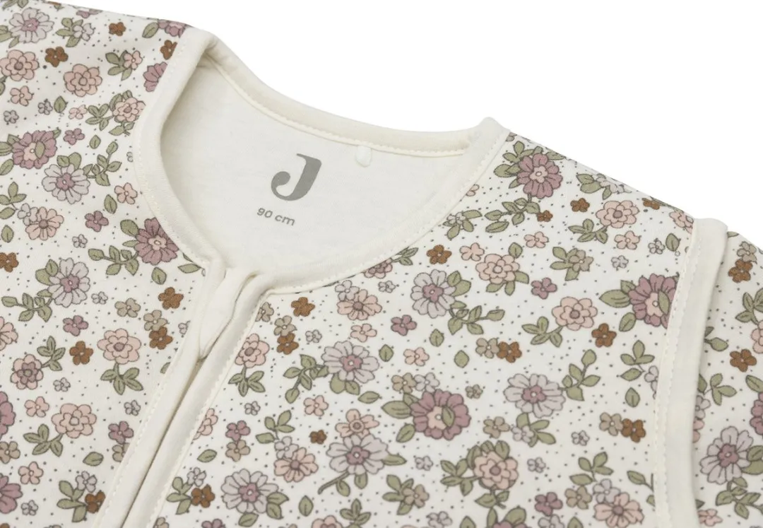 Jollein Baby Slaapzak Winter Retro Flowers 90cm - Afritsbare mouw