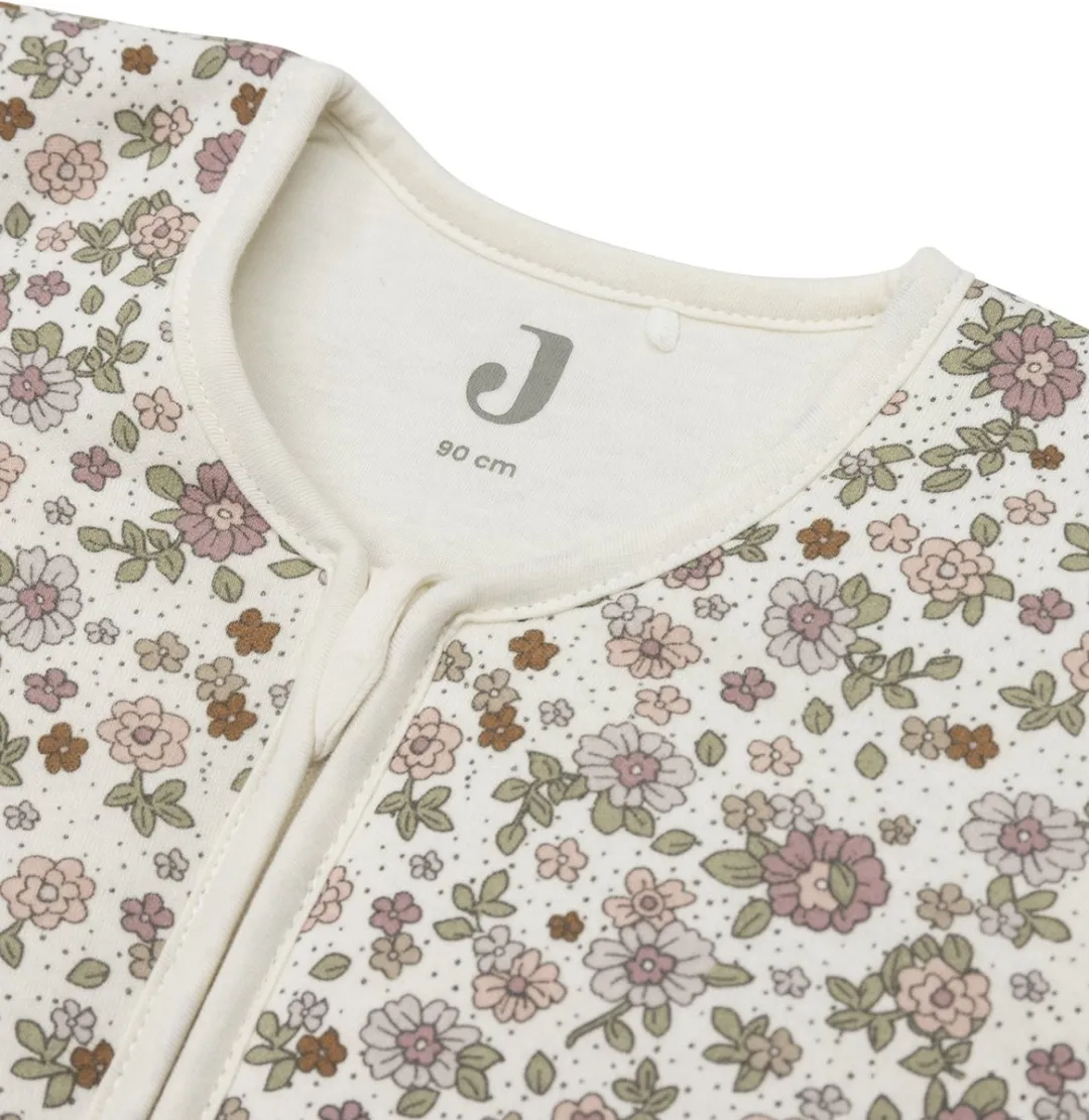 Jollein Baby Slaapzak Winter Retro Flowers 90cm - Afritsbare mouw