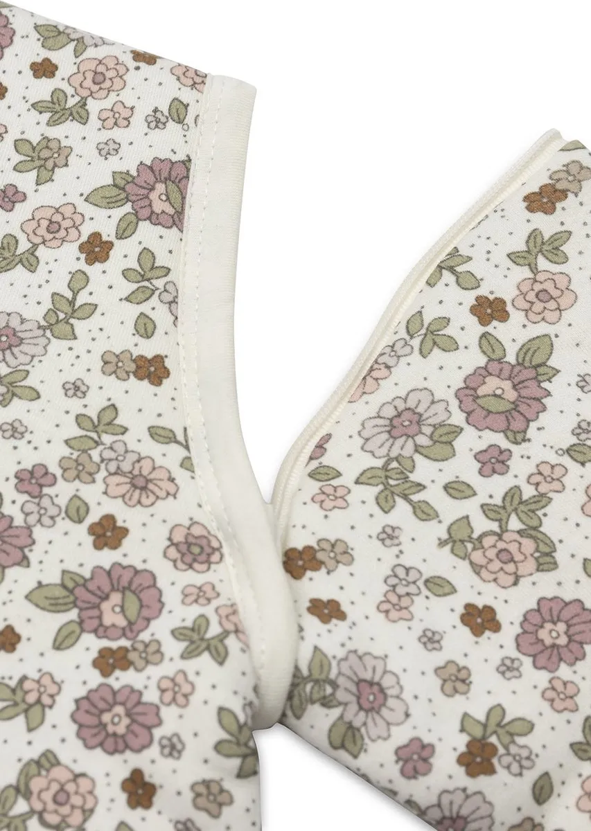 Jollein Baby Slaapzak Winter 70cm Retro Flowers - Afritsbare mouw