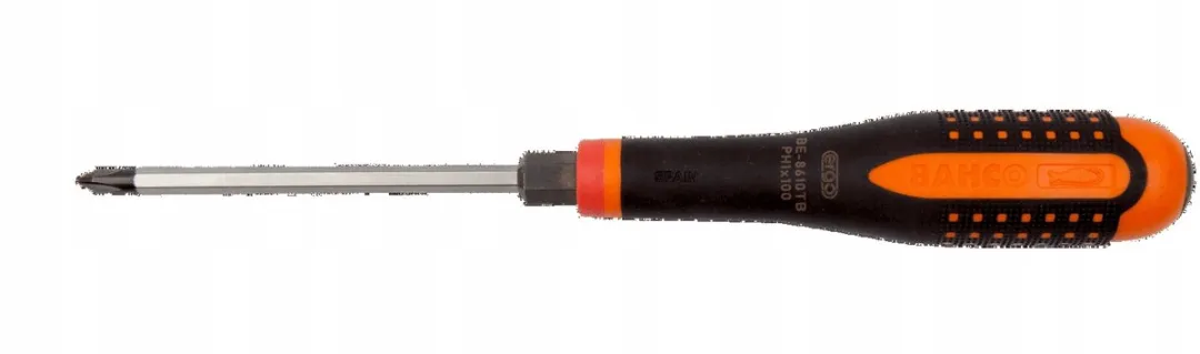 Bahco ERGO Schroevendraaier PH2 125mm - Oranje/Zwart