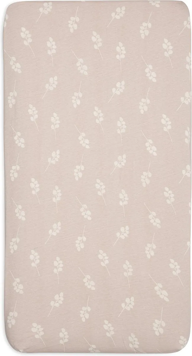 Jollein Twig Hoeslaken Jersey Wild Rose 70x140cm