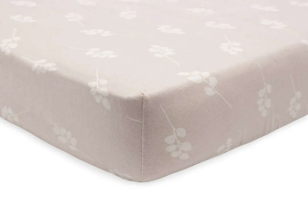Jollein Twig Hoeslaken Jersey Wild Rose 70x140cm