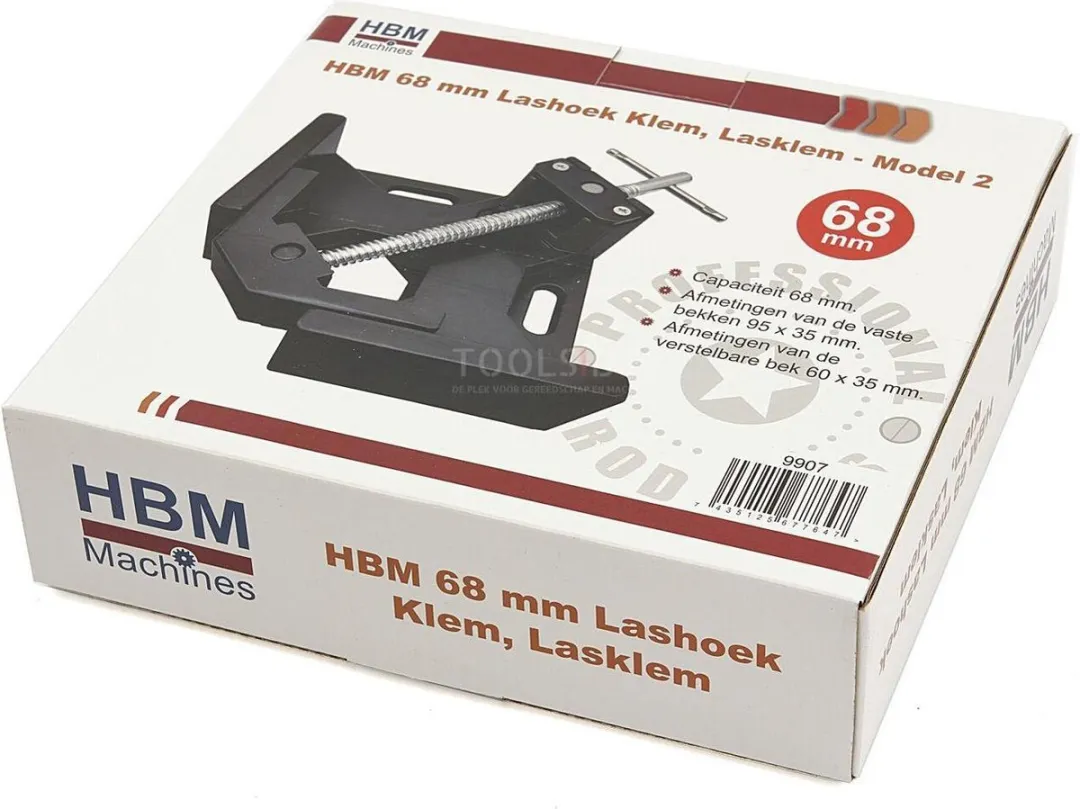 HBM 68mm Lashoek Klem - 9907