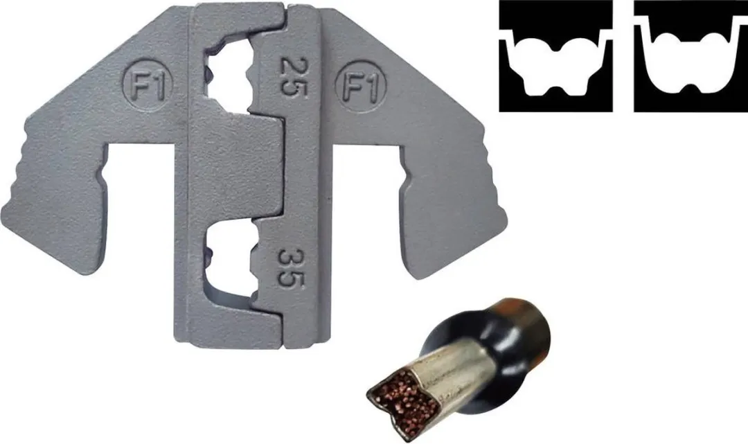 TOOLCRAFT PLE-0F1 Krimpinzetstuk 25-35mm² - o.a. PZ-500