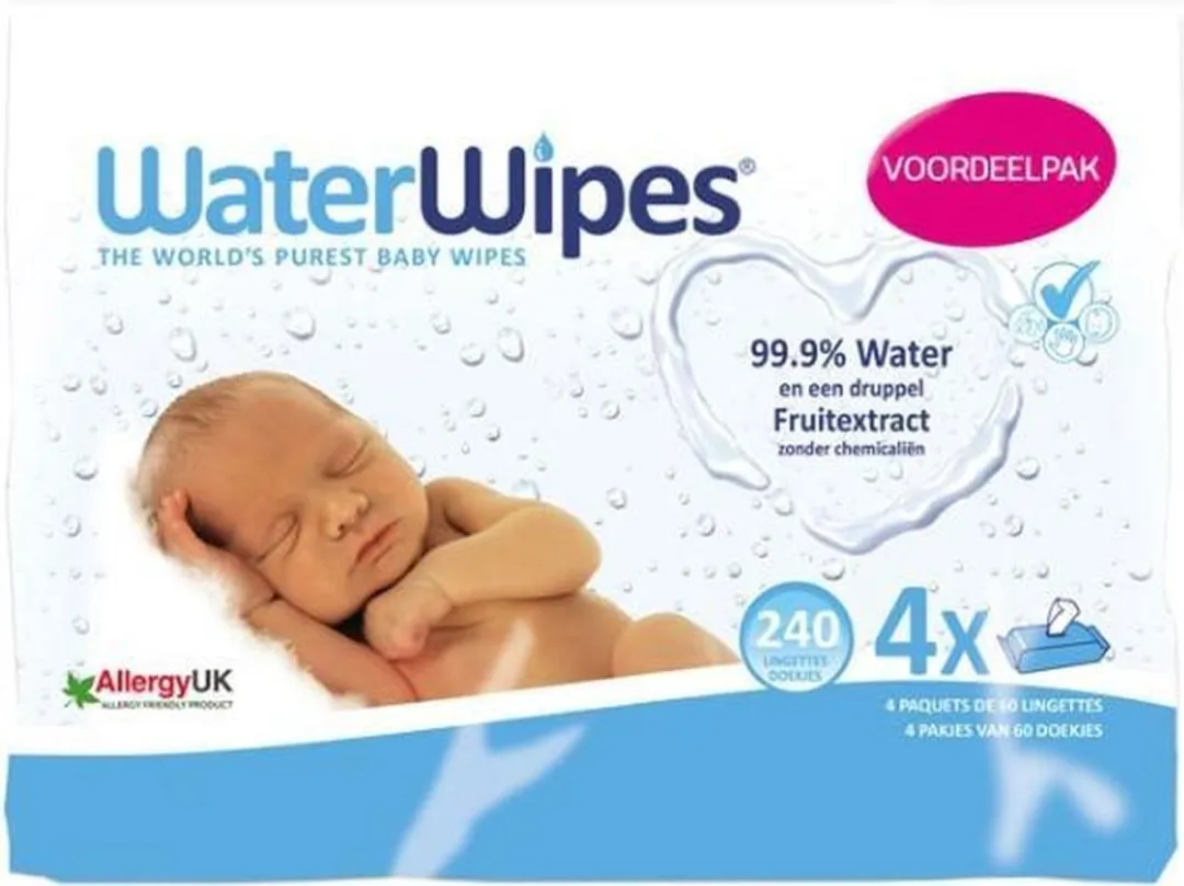 WaterWipes Babydoekjes 240 Stuks