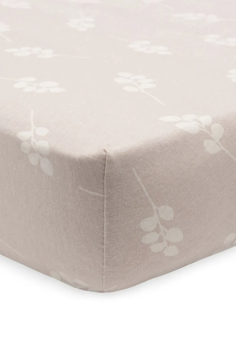 Jollein Hoeslaken Jersey Twig Wild Rose - 70x140cm
