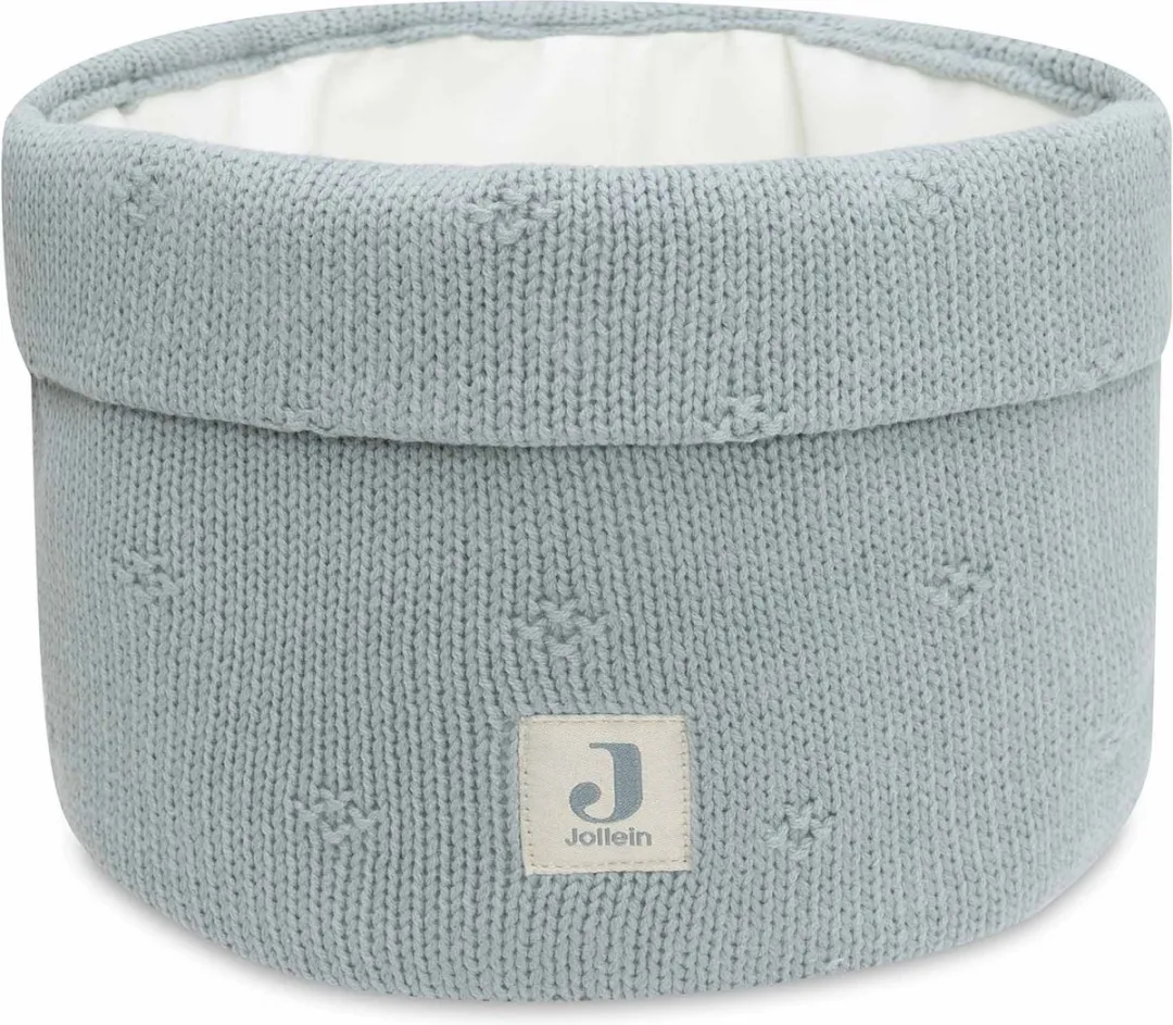 Jollein Commode Mandje Cosy Knit Sea Green