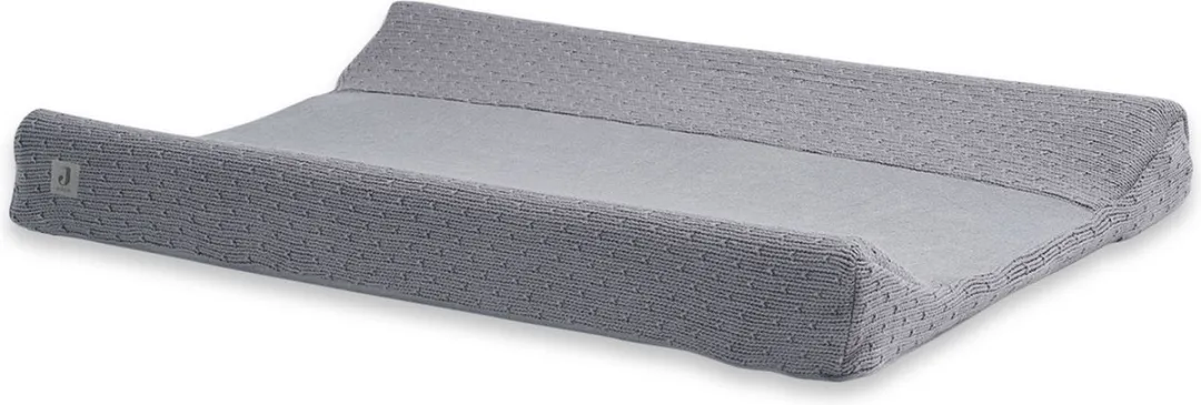 Jollein Aankleedkussenhoes Bliss Knit 50x70cm - Storm Grey