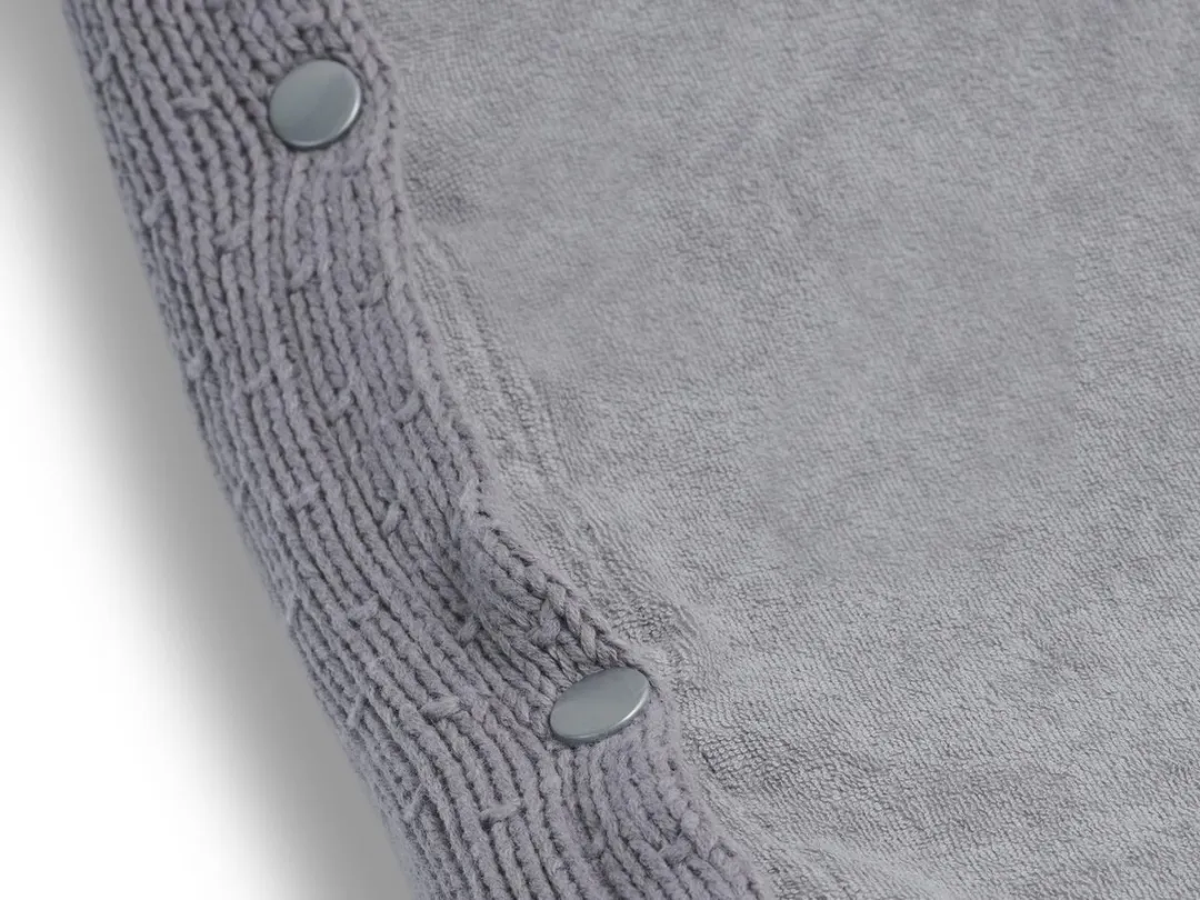 Jollein Aankleedkussenhoes Bliss Knit 50x70cm - Storm Grey