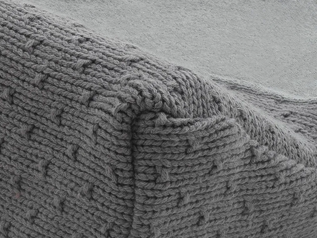 Jollein Aankleedkussenhoes Bliss Knit 50x70cm - Storm Grey