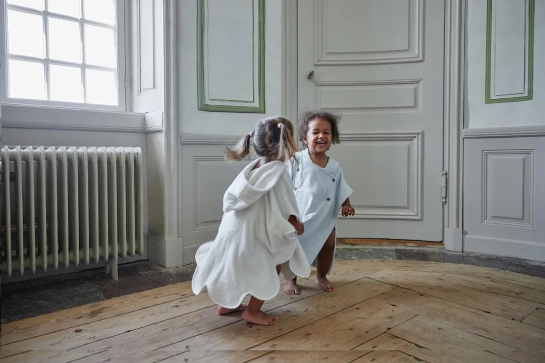 Elodie Badponcho Kinderen Bermuda Blue - 1-3 jaar