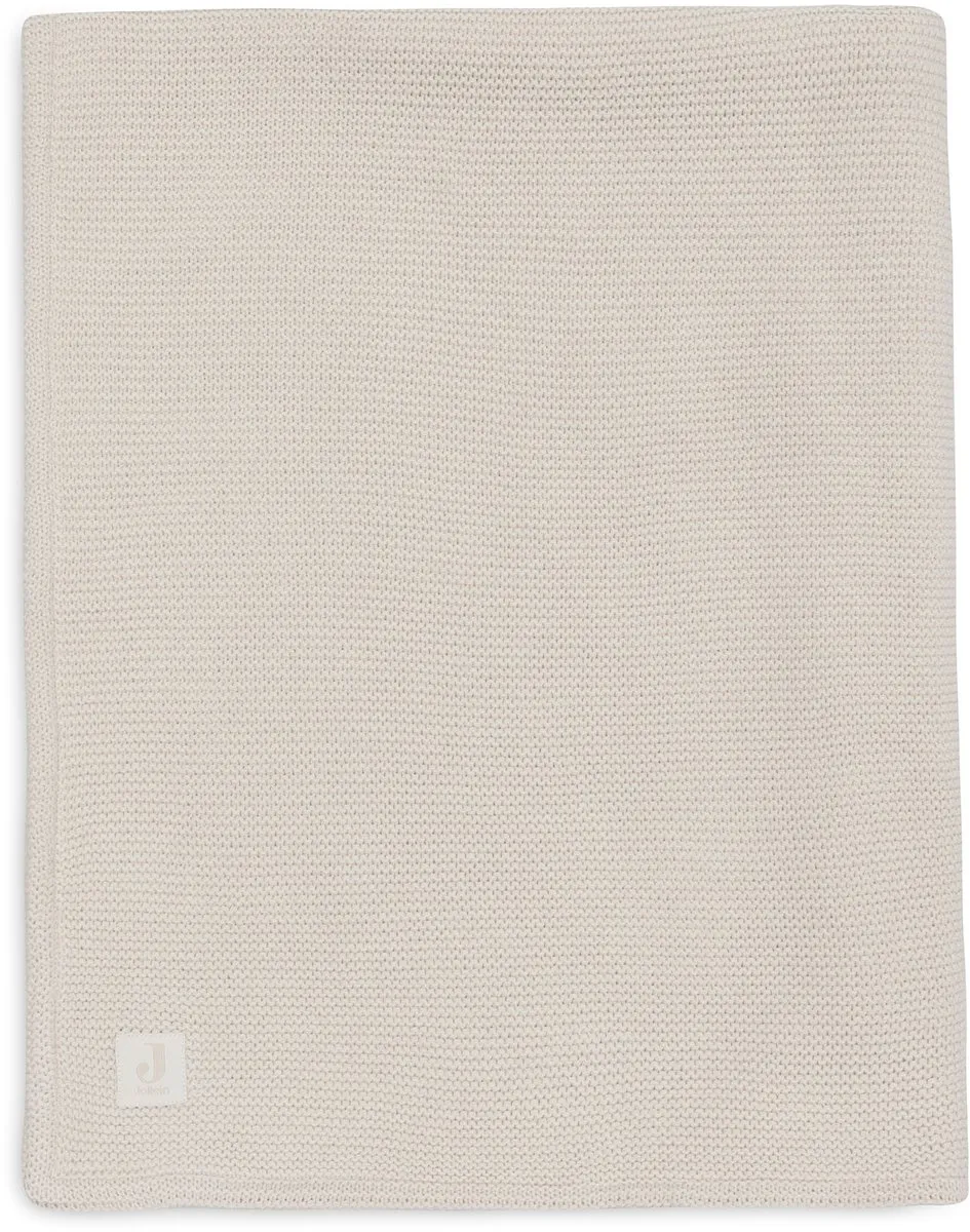 Jollein Baby Deken Wieg 75x100cm Basic Knit Oatmeal