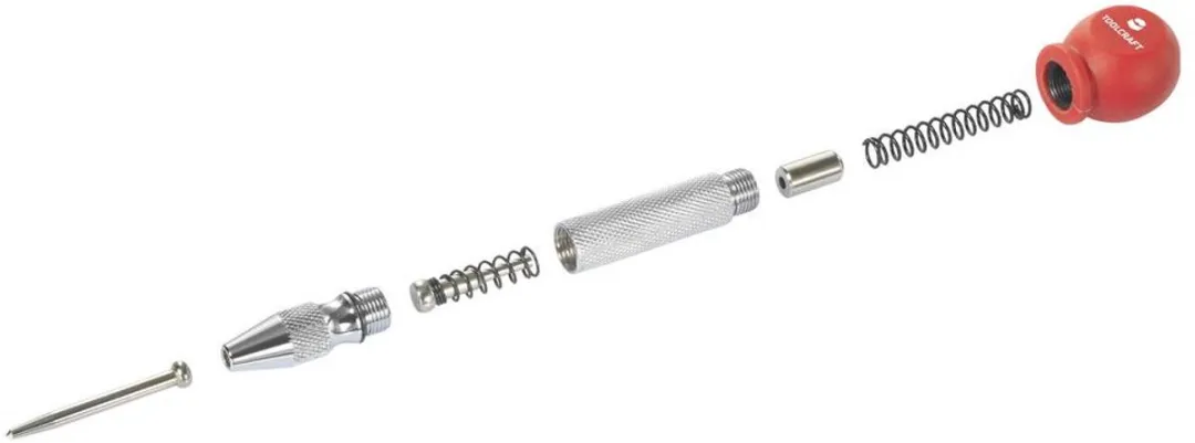TOOLCRAFT Automatische Centerpons 1.6cm x 12.7cm