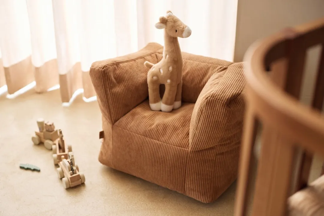 Jollein Kinderfauteuil Corduroy Caramel