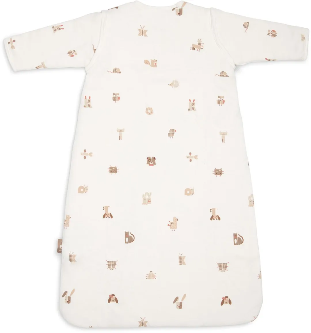 Jollein Slaapzak Baby 110cm Animal Friends - Afritsbare mouw - afbeelding 6 van 6